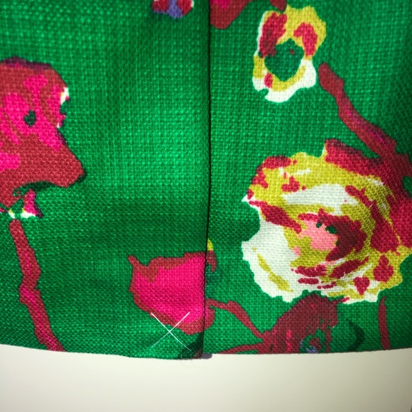 NWT JCrew Factory Floral Pencil Skirt, Size 00 - Picture 4 of 6